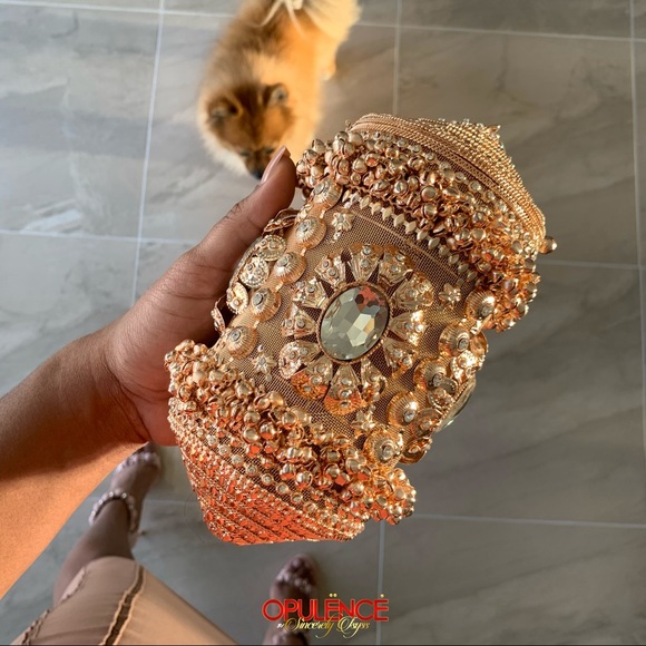 Rose Gold Luxe Purse - Picture 1 of 6